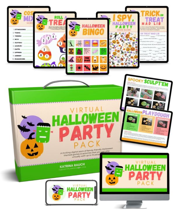 Virtual Halloween Party Pack | FAB Party Planning Mom