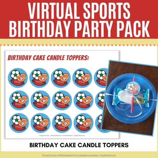 Virtual Sports Birthday Party Pack | Frugal Fun Mom